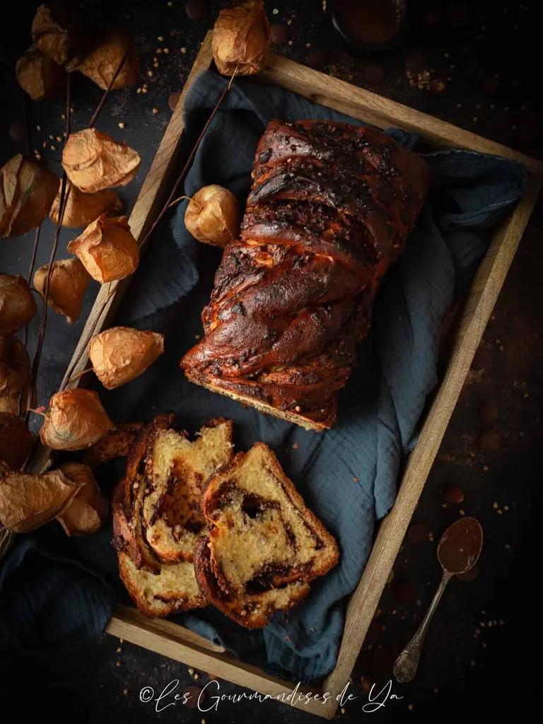 Babka chocolat et praliné sarrasin