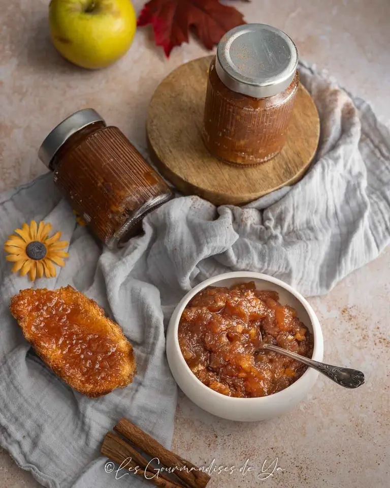 Confiture pomme cannelle
