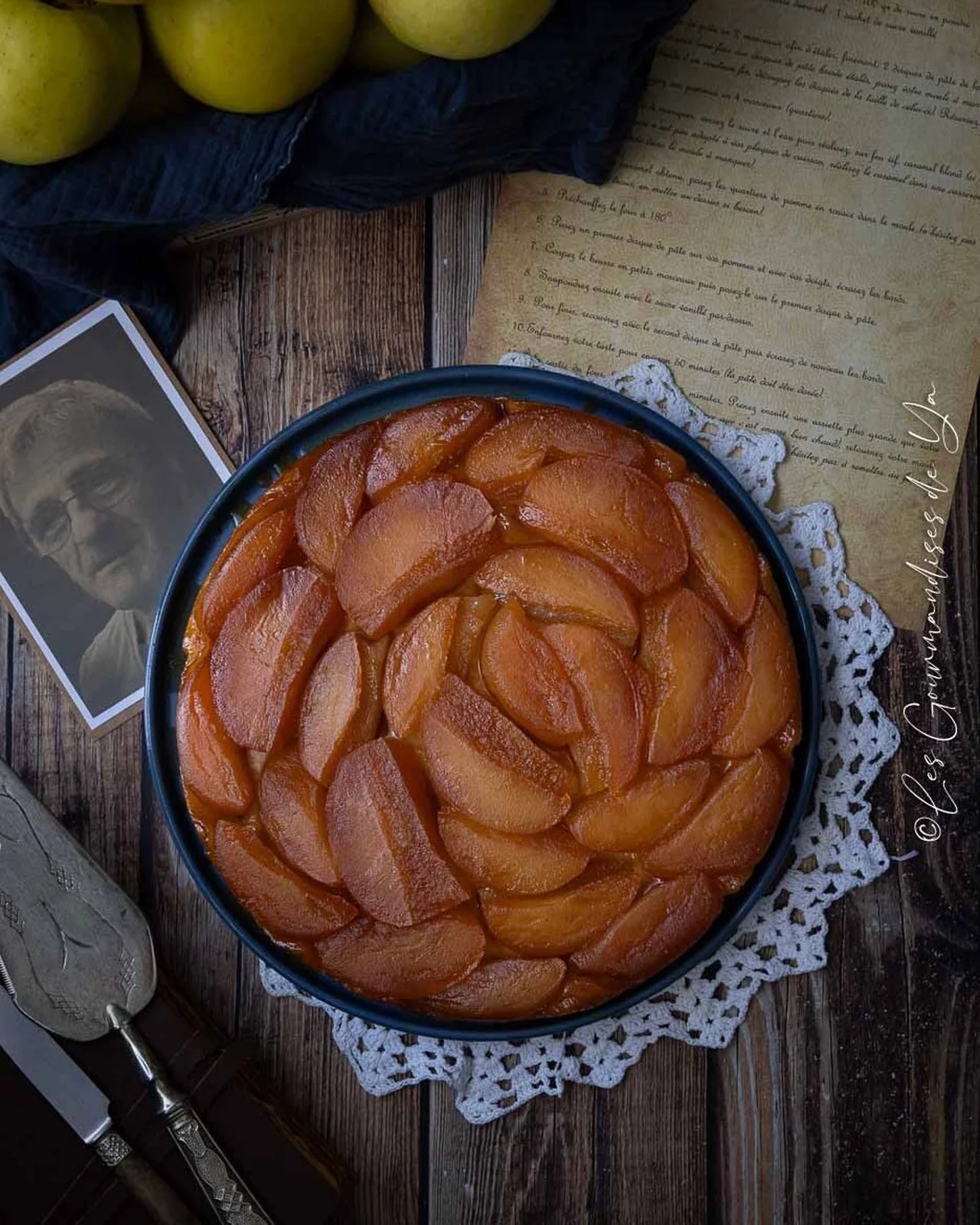 Tarte tatin aux pommes de mon papa