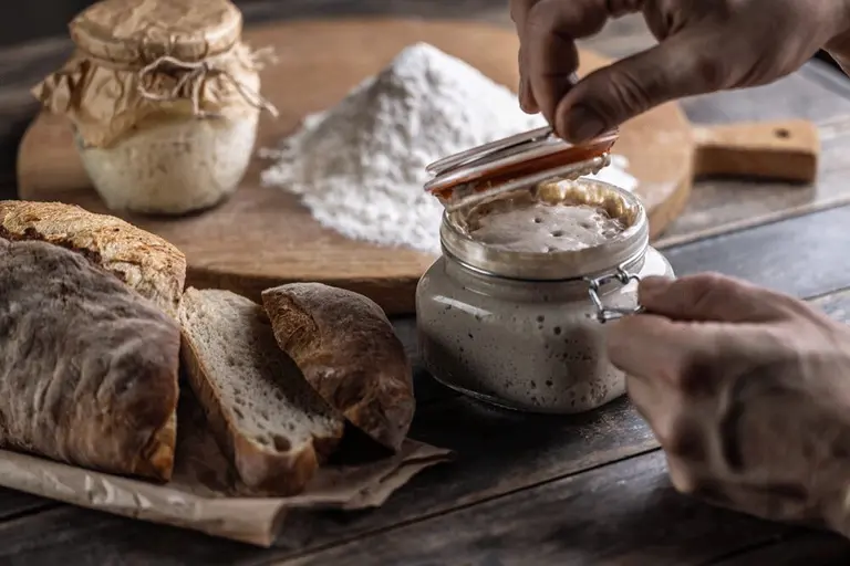 Pain au levain protéiné