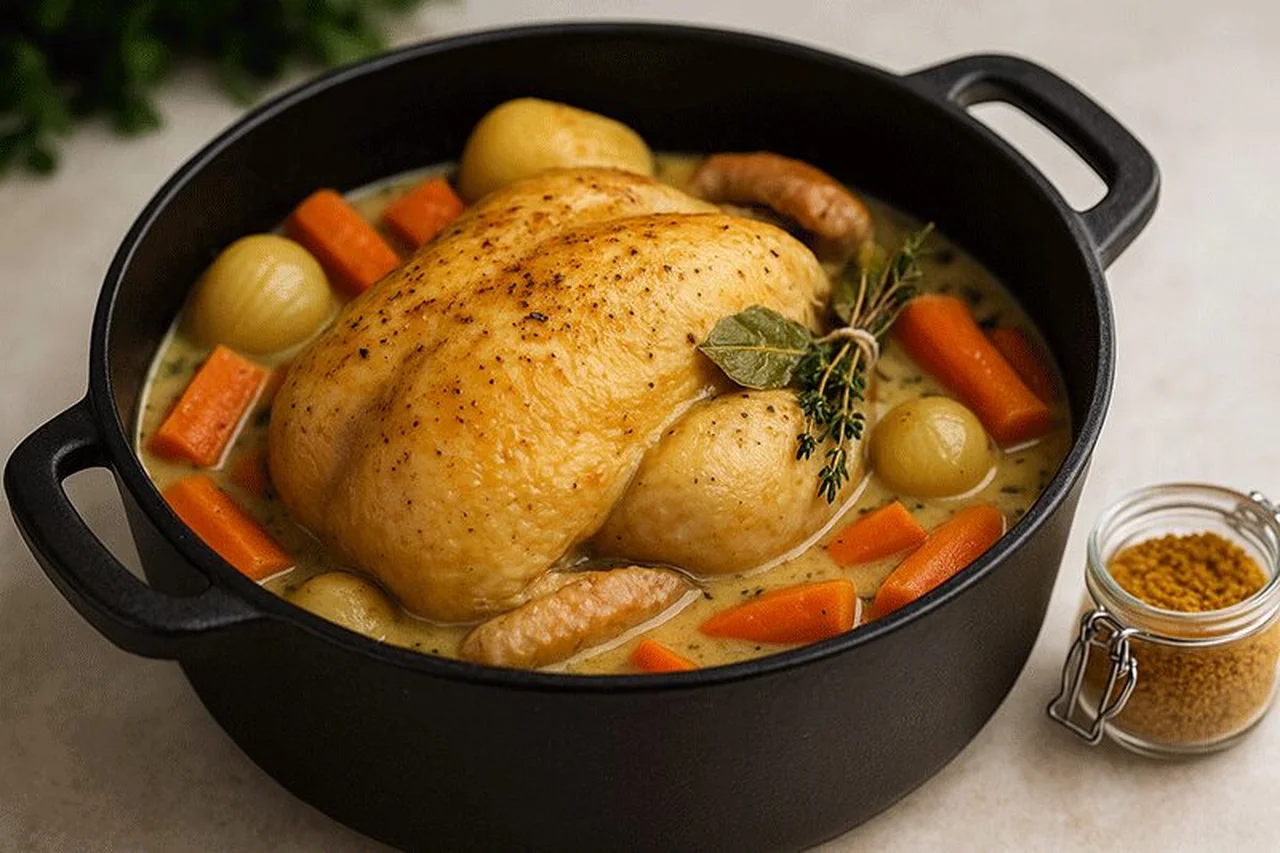 Poule au pot facile et équilibrée