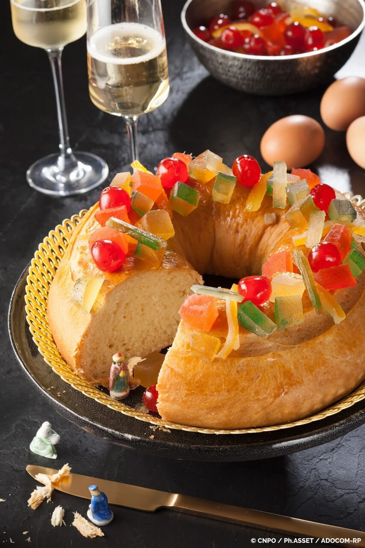 La brioche des rois provençale