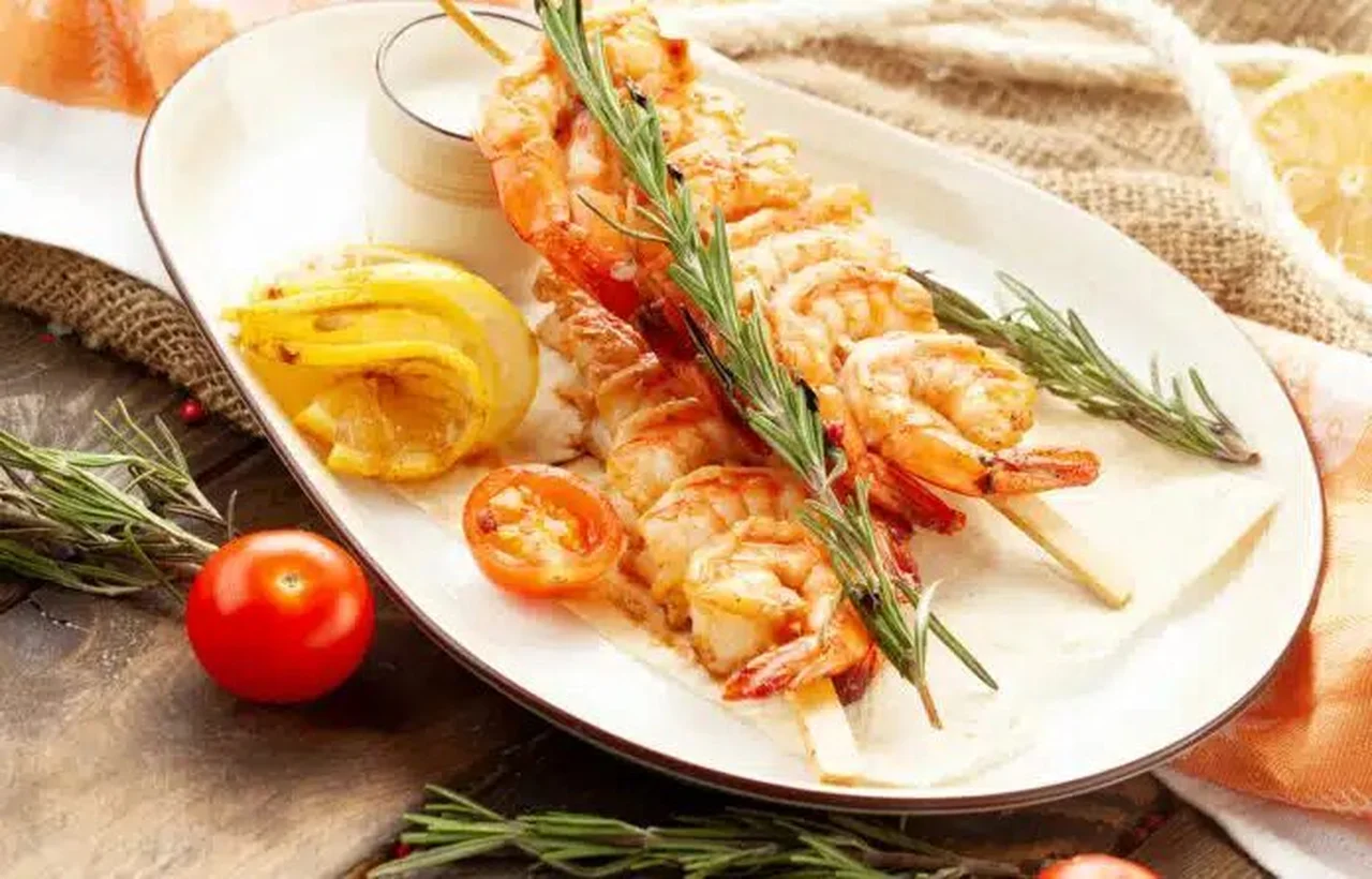 Crevettes à l'ail