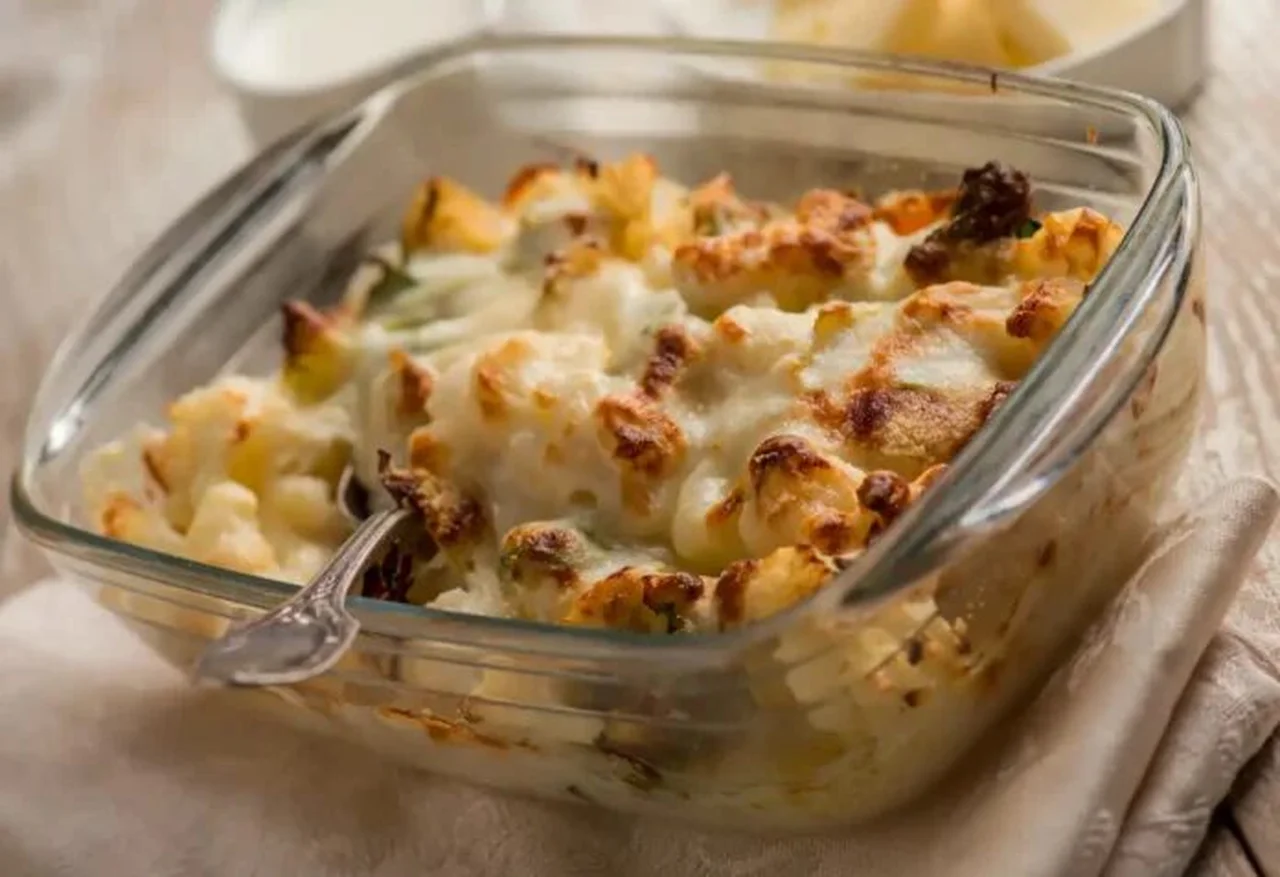Gratin de Chou-Fleur au Fromage et Pesto