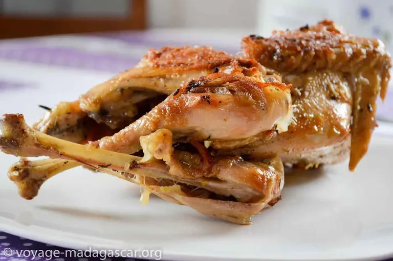Poulet au sucre à la malgache