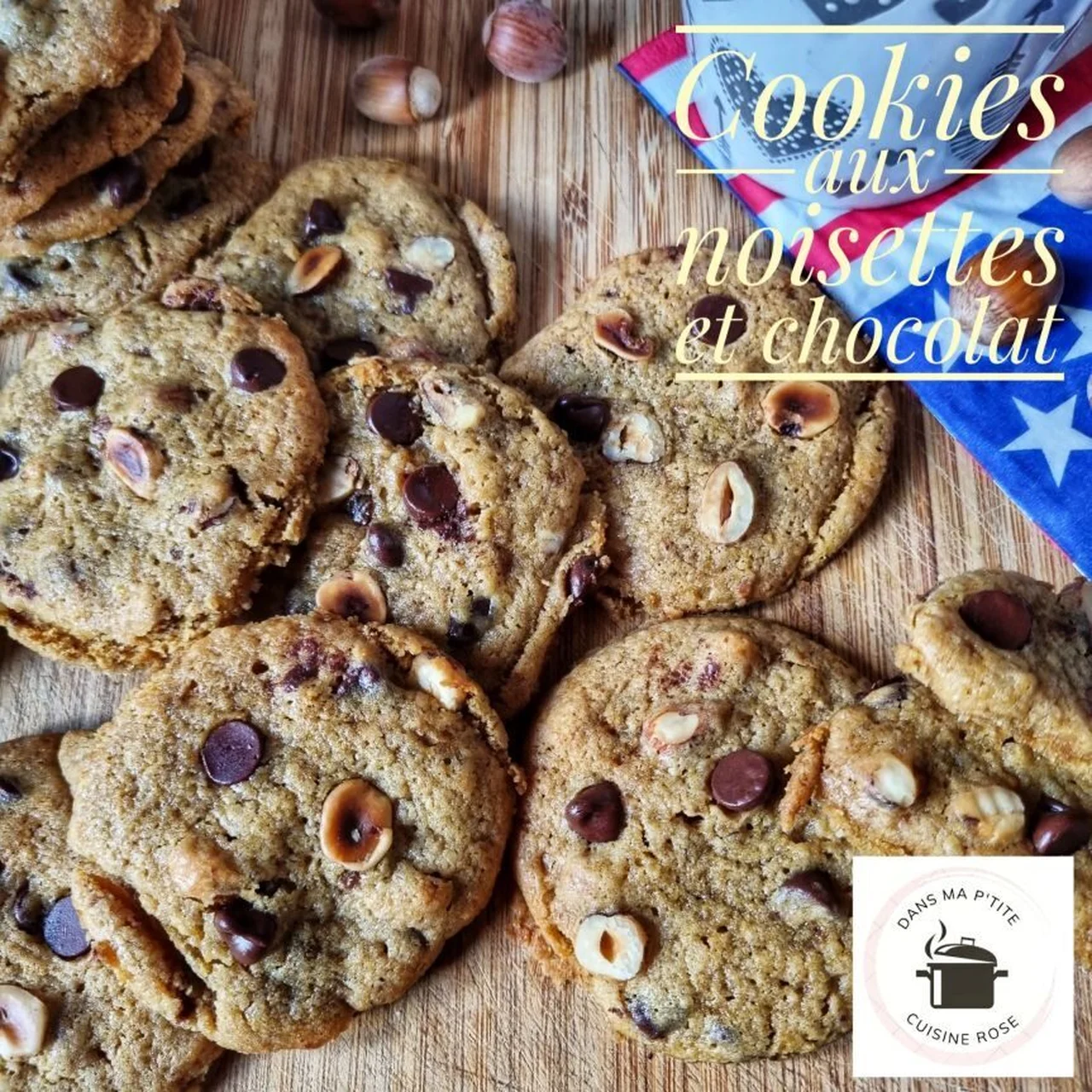 Cookies noisettes et chocolat de Hélène Darroze