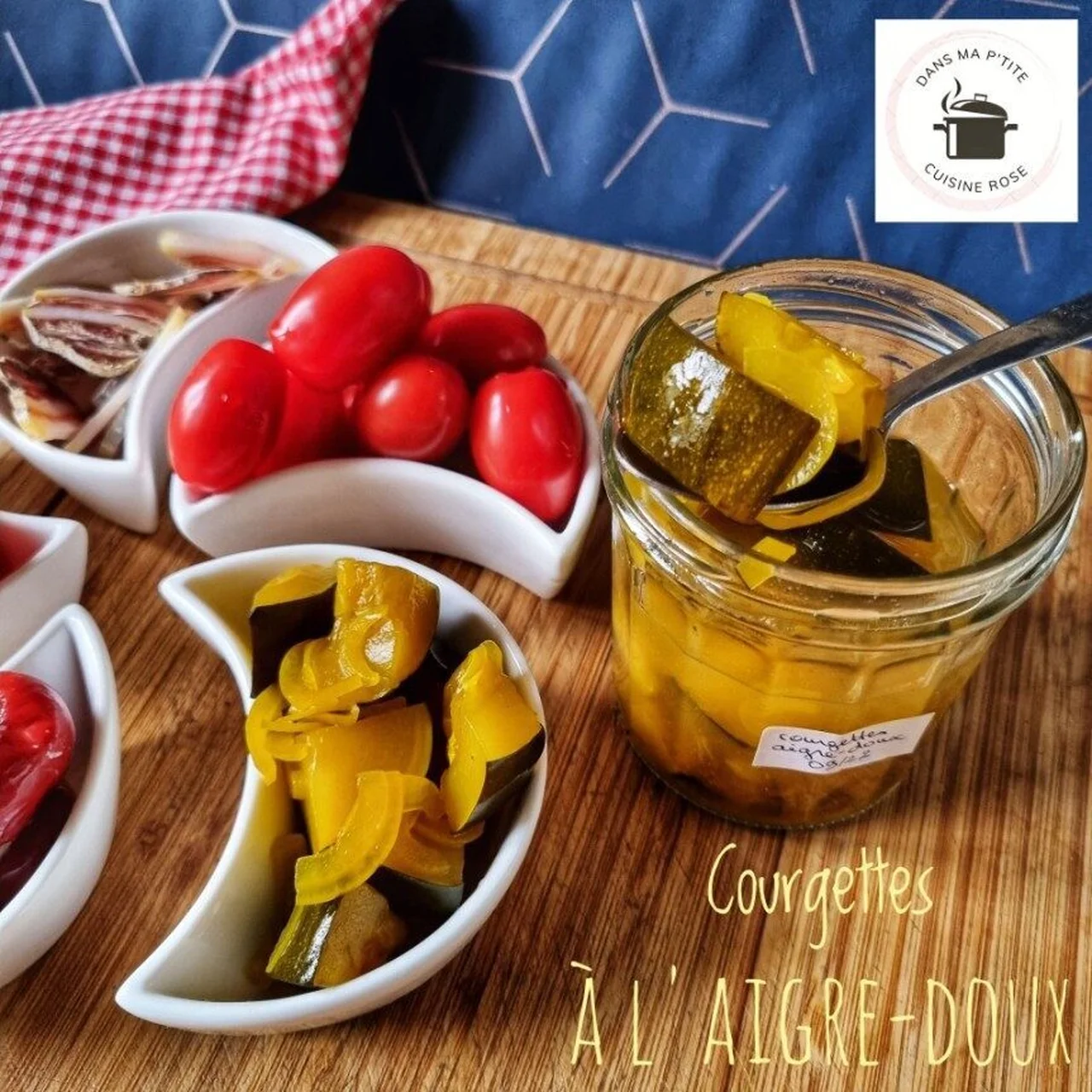 Courgettes à l'aigre-doux