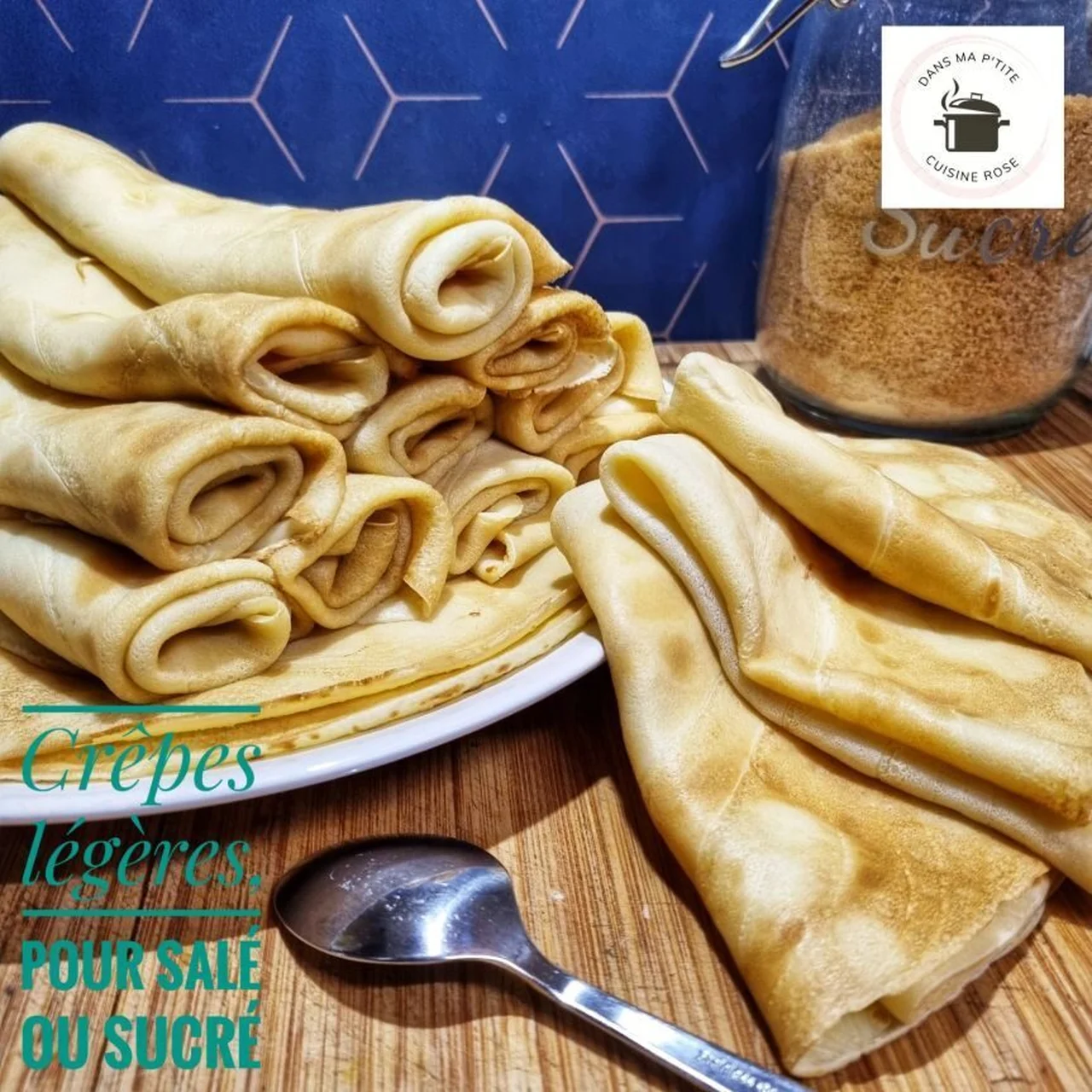 Crêpes légères, pour du salé ou du sucré
