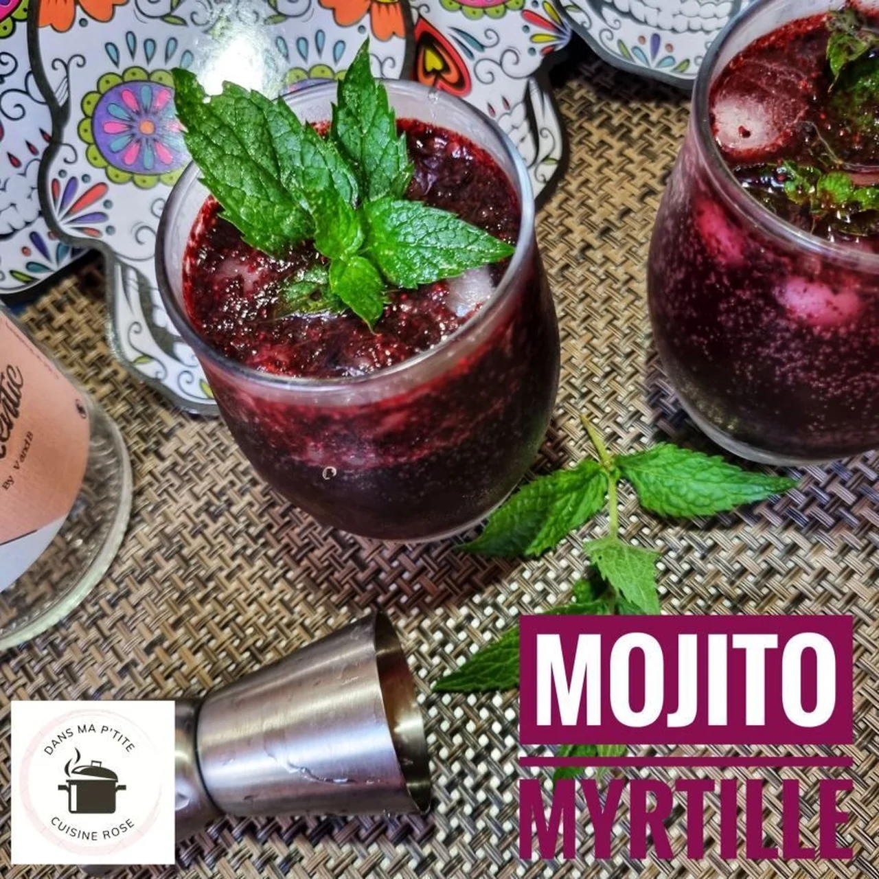 Mojito myrtille - le mojito des vampires