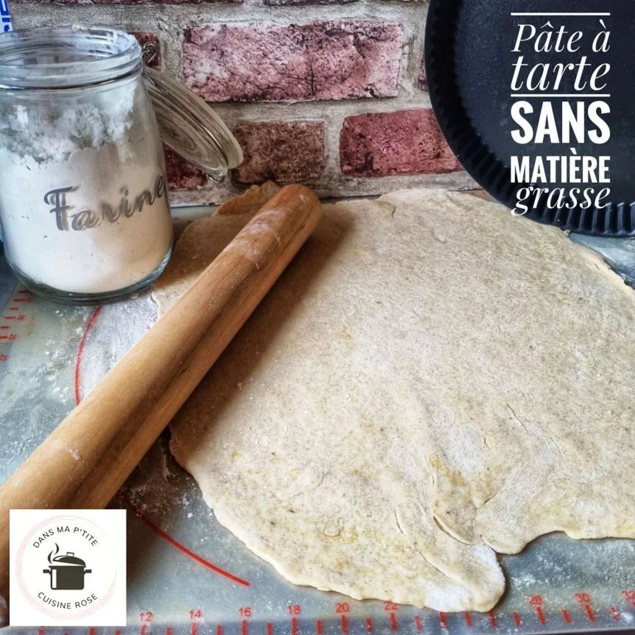 Pâte à tarte sans matière grasse