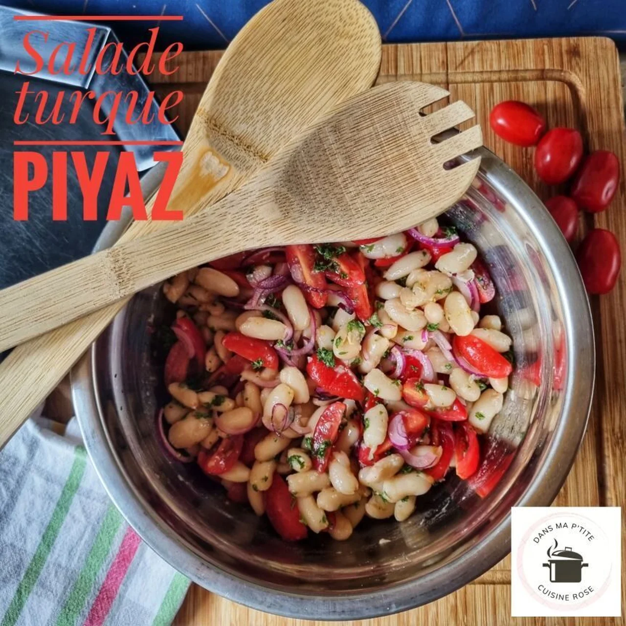 Piyaz, salade turque aux haricots blancs