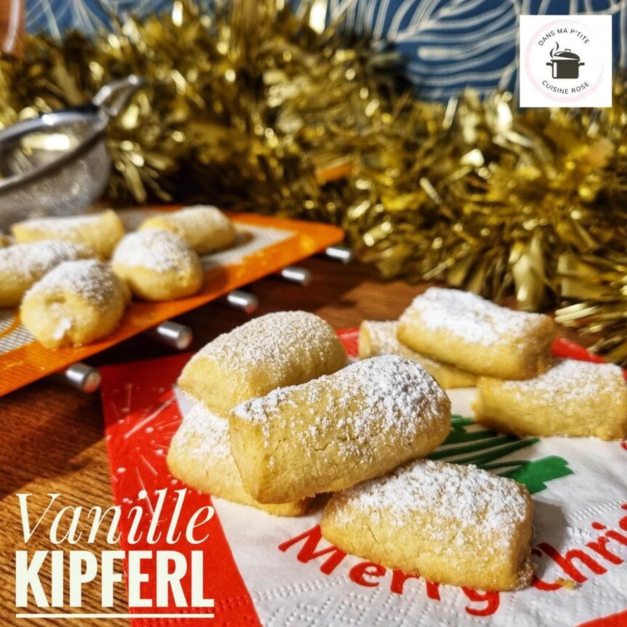 Vanille Kipferl de Noël à la vanille