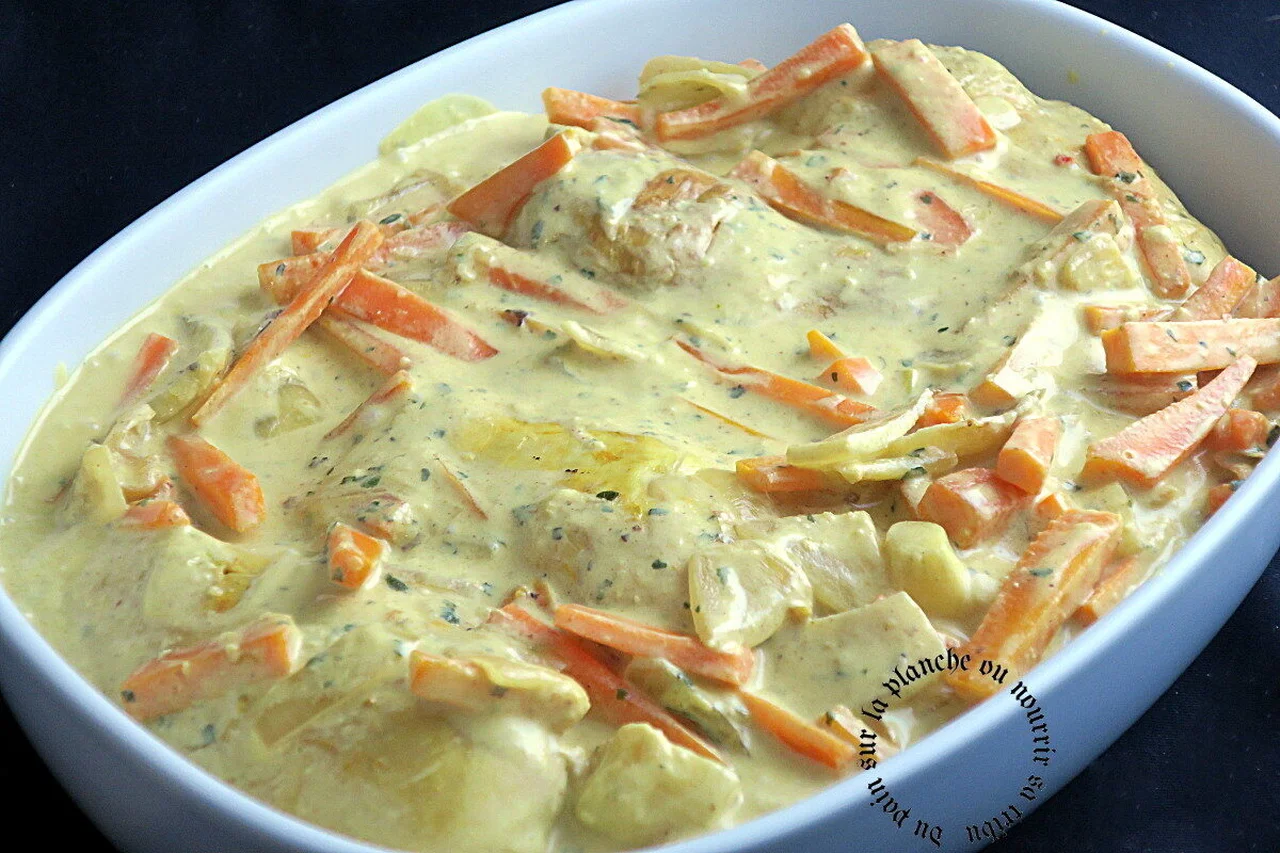 Blancs de poulet curry et coco au Companion