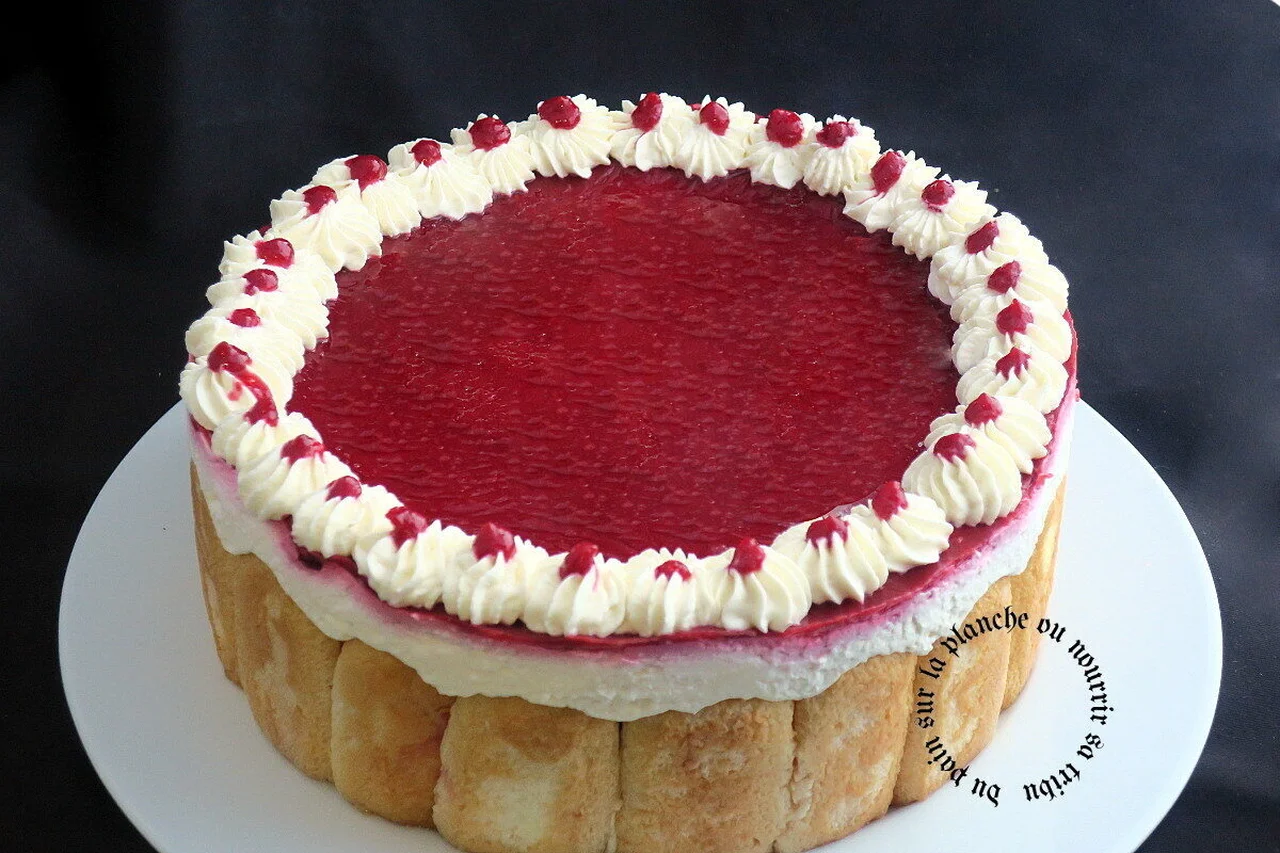 Charlotte aux framboises