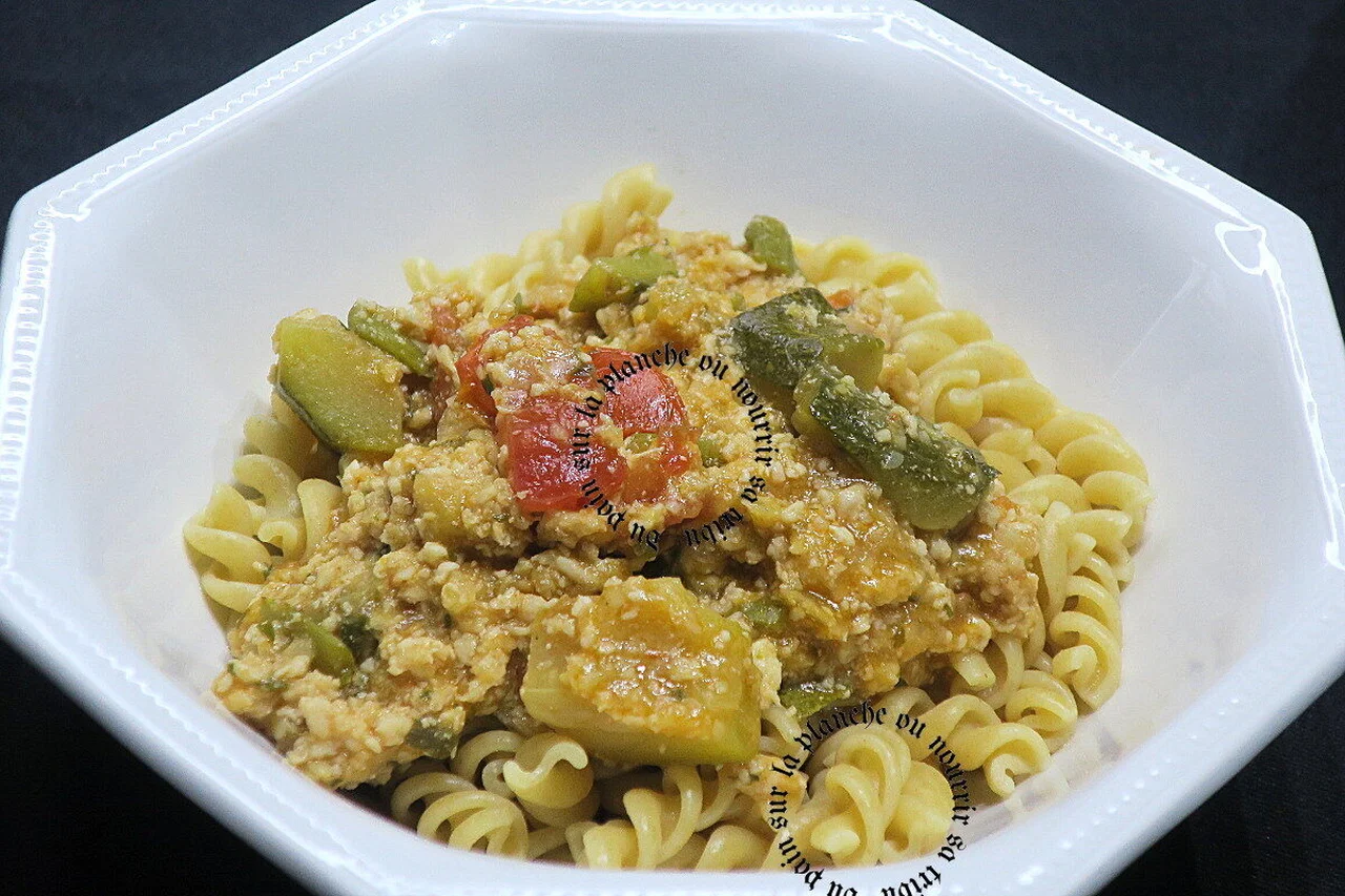 Mixé de porc à la ratatouille au Companion
