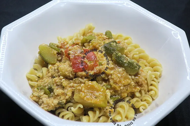 Mixé de porc à la ratatouille au Companion