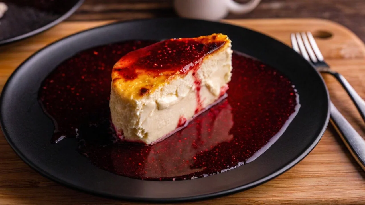Cheesecake basque comme à la Viña