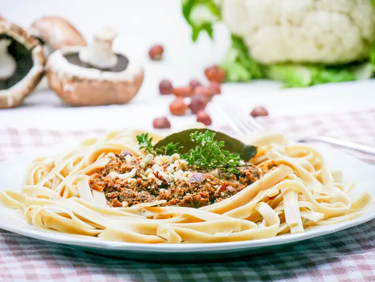 Spaghetti bolognaise al ragù vegan