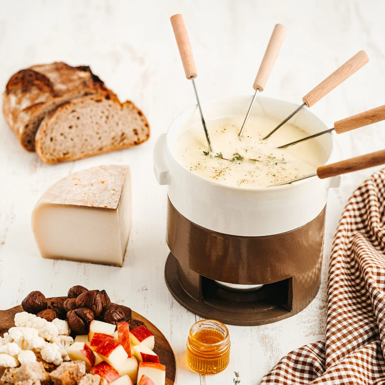 Fondue à la Tomme de chèvre