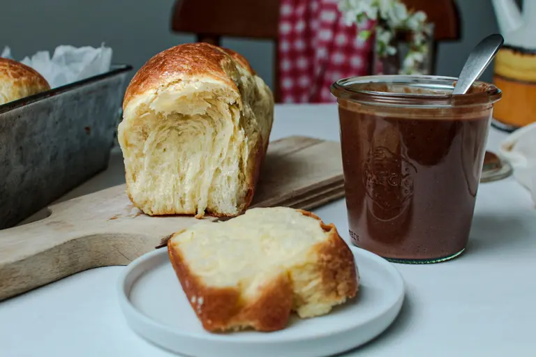 Brioche à la mie filante