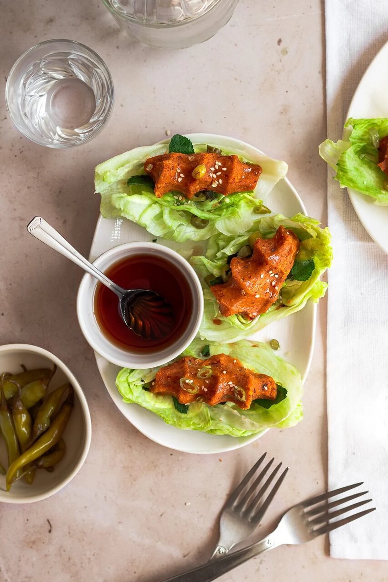Cig kofte fusion asiatique vegan