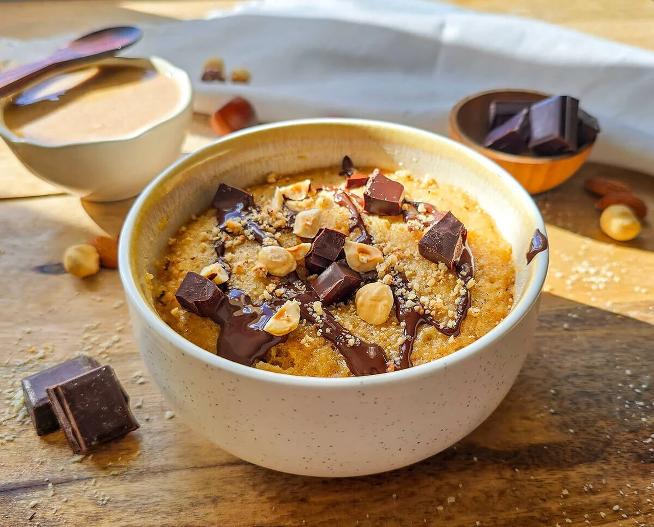 Bowl cake praliné chocolat noir