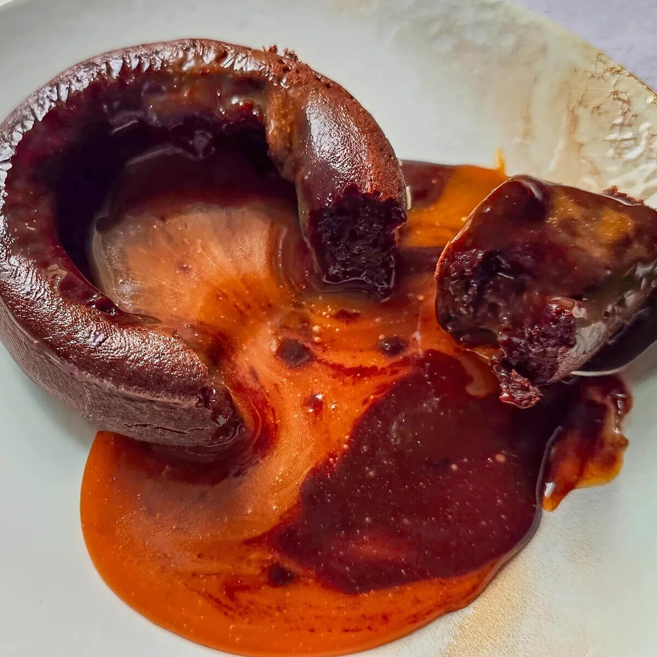 Fondant au chocolat cœur caramel