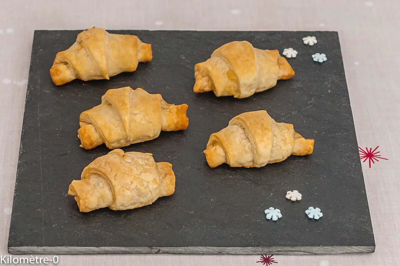 Feuilletés à la truite fumée