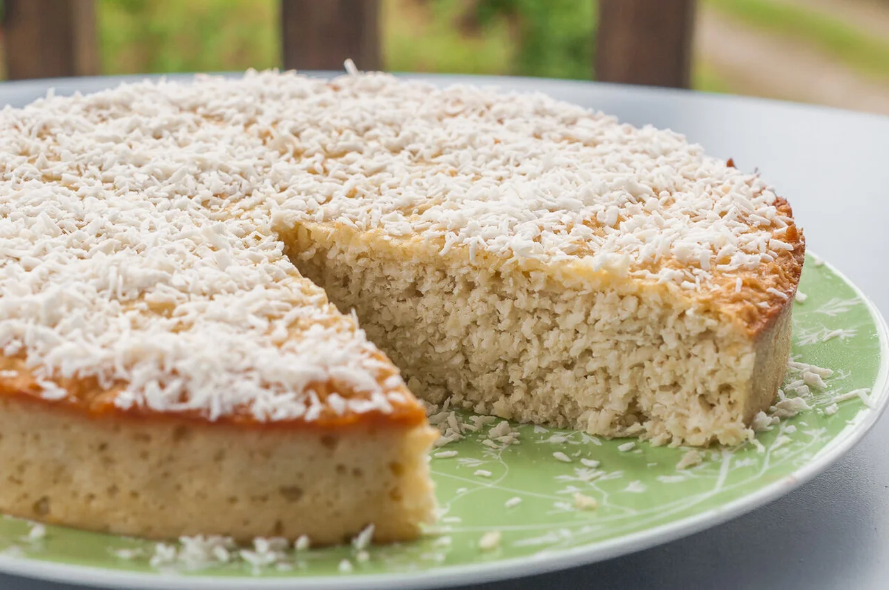 Gâteau à la crème et noix de coco facile