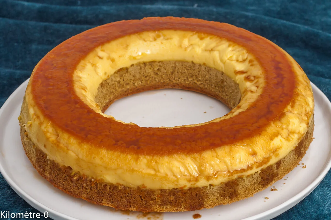 Gâteau flan à l'orange
