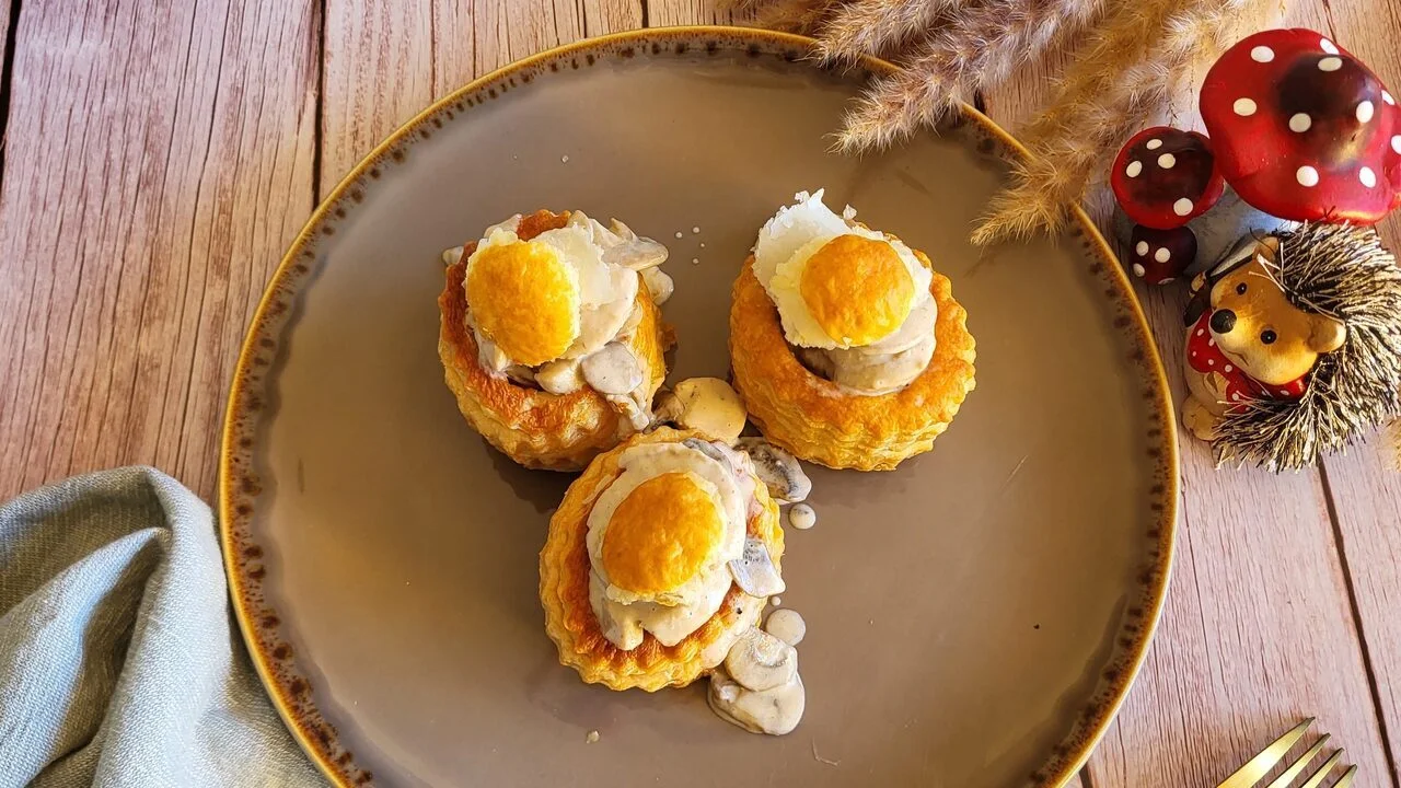 Vol au vent au boudin blanc