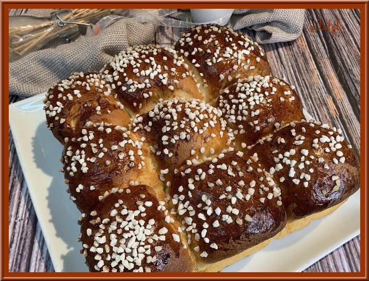 Brioche au lait concentré sucré et citron
