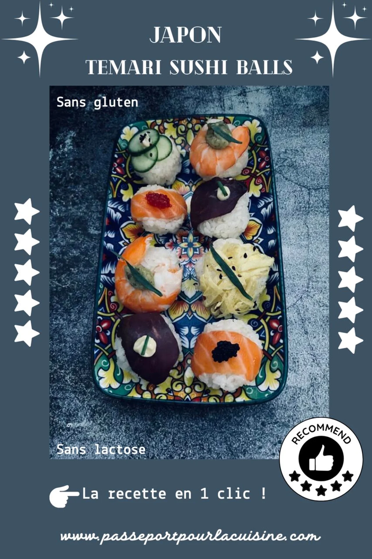 Témari sushis balls du Japon
