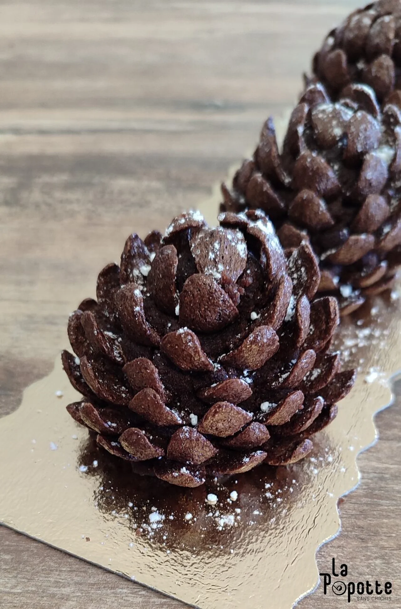 Pomme de pin au chocolat