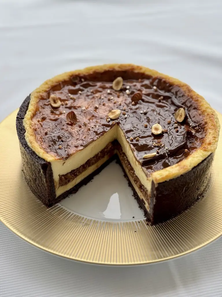 Flan sarrasin, noisette, cacao
