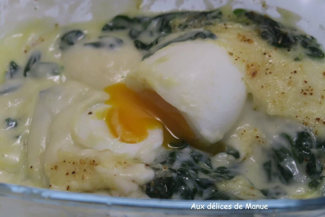 Oeufs mollets florentine de Philippe Etchebest