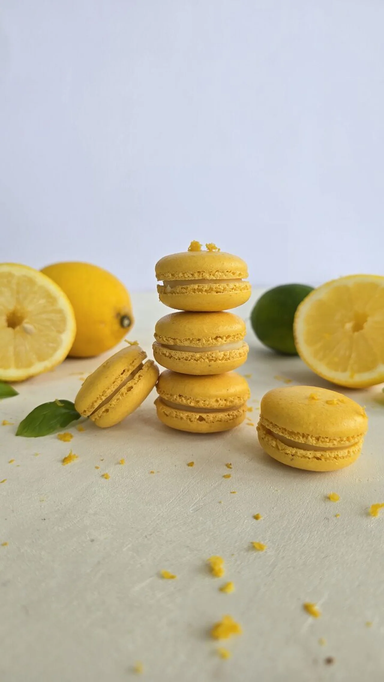 Macarons au citron
