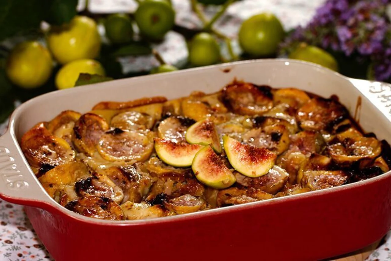 Clafoutis aux figues blanches