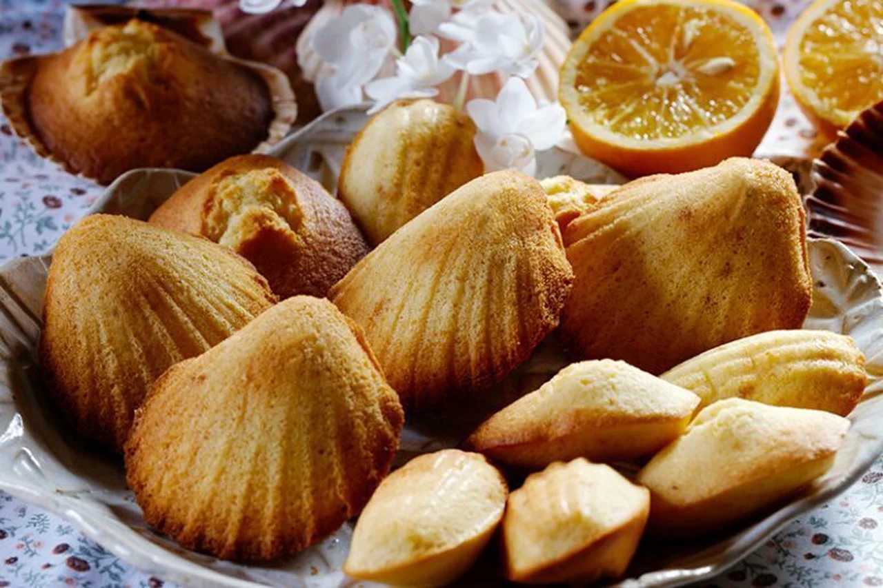 Madeleines de Compostelle à l'orange