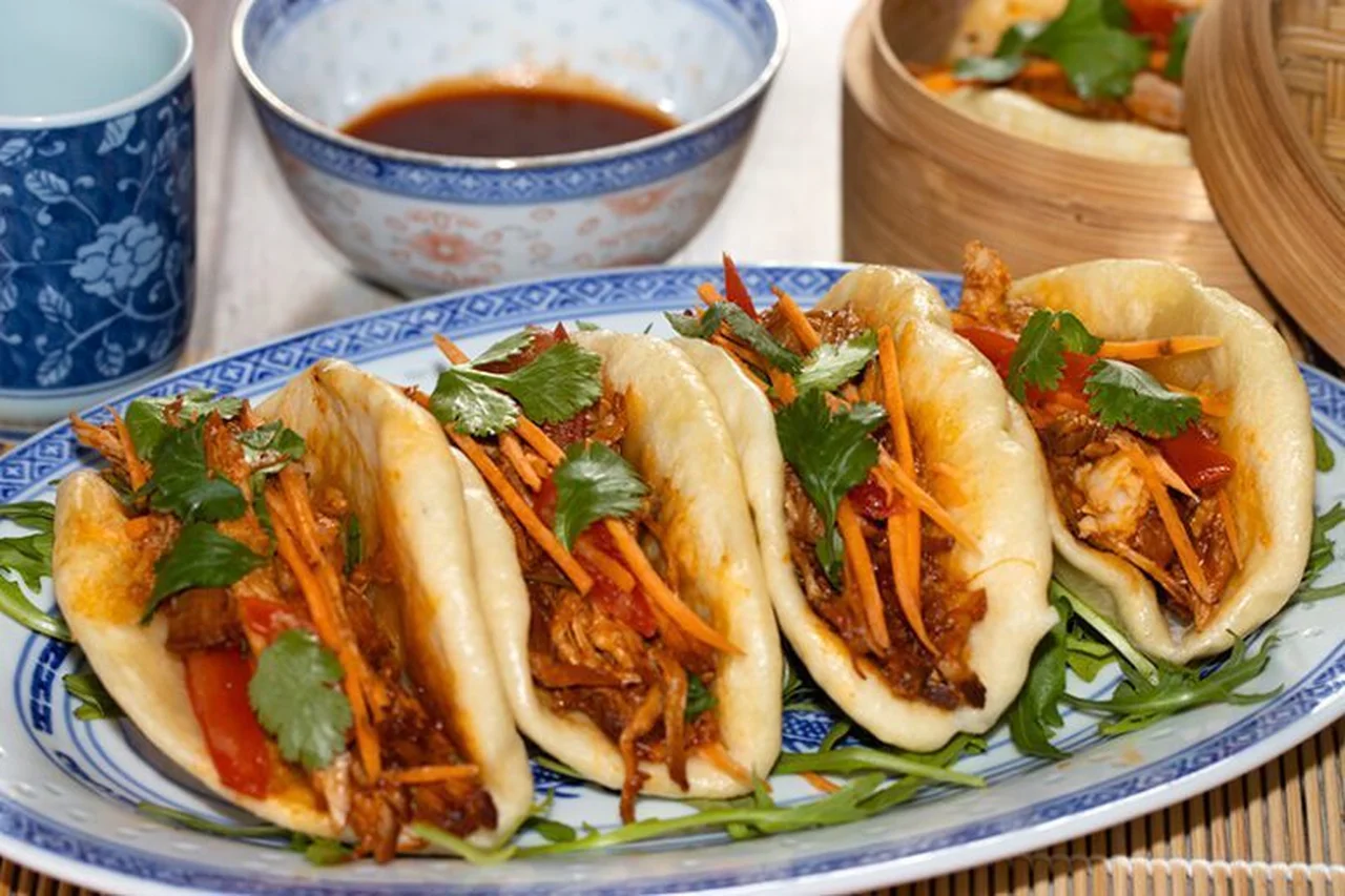 Pan Bao à l'effilochée de porc