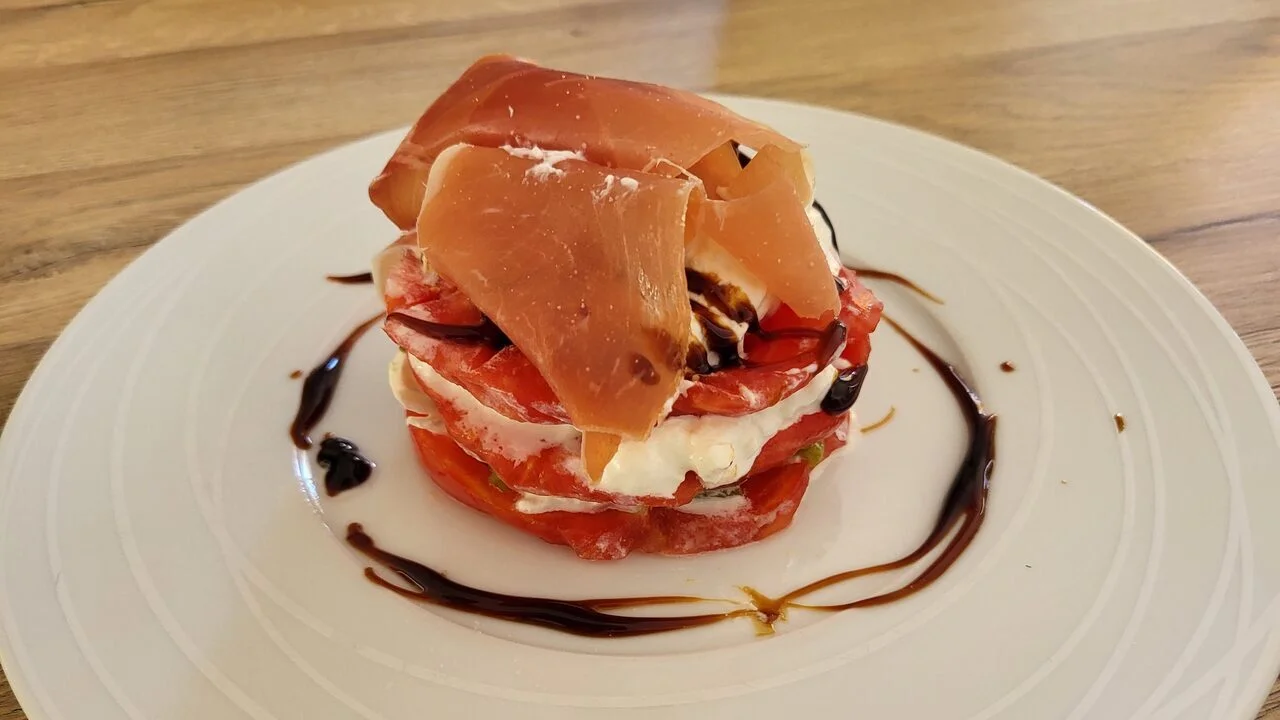 Millefeuille de légumes d'été