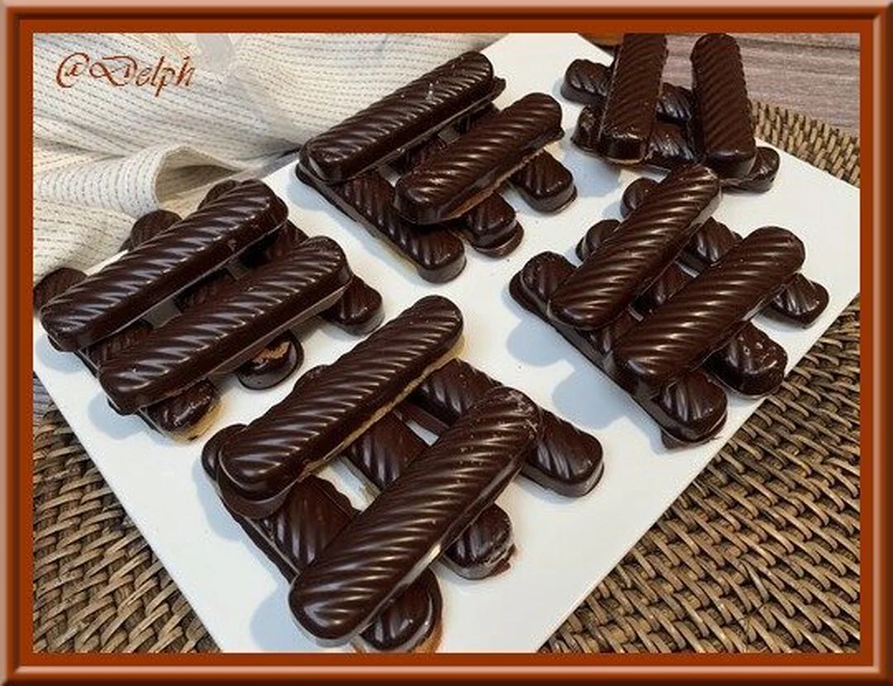 Bouchées à l'orange et chocolat