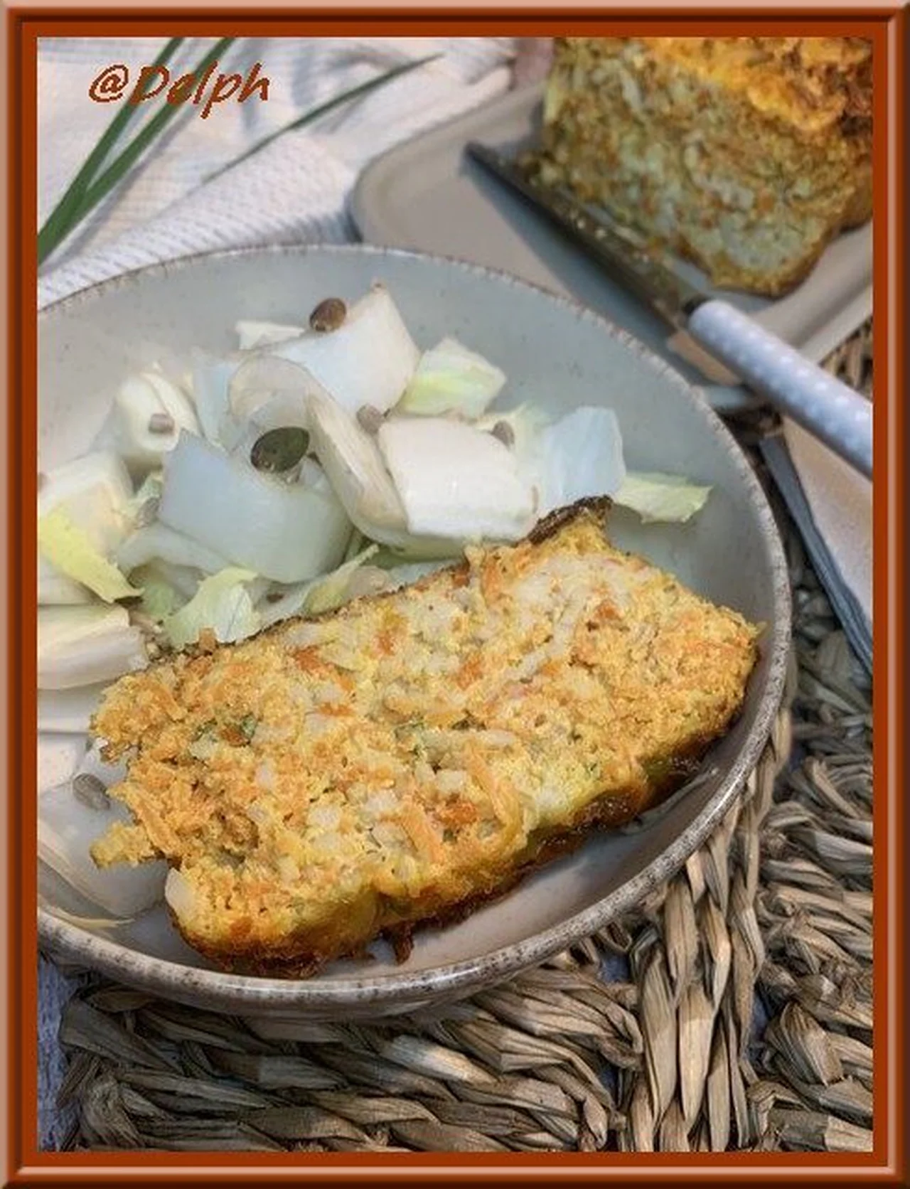 Cake aux carottes et surimi