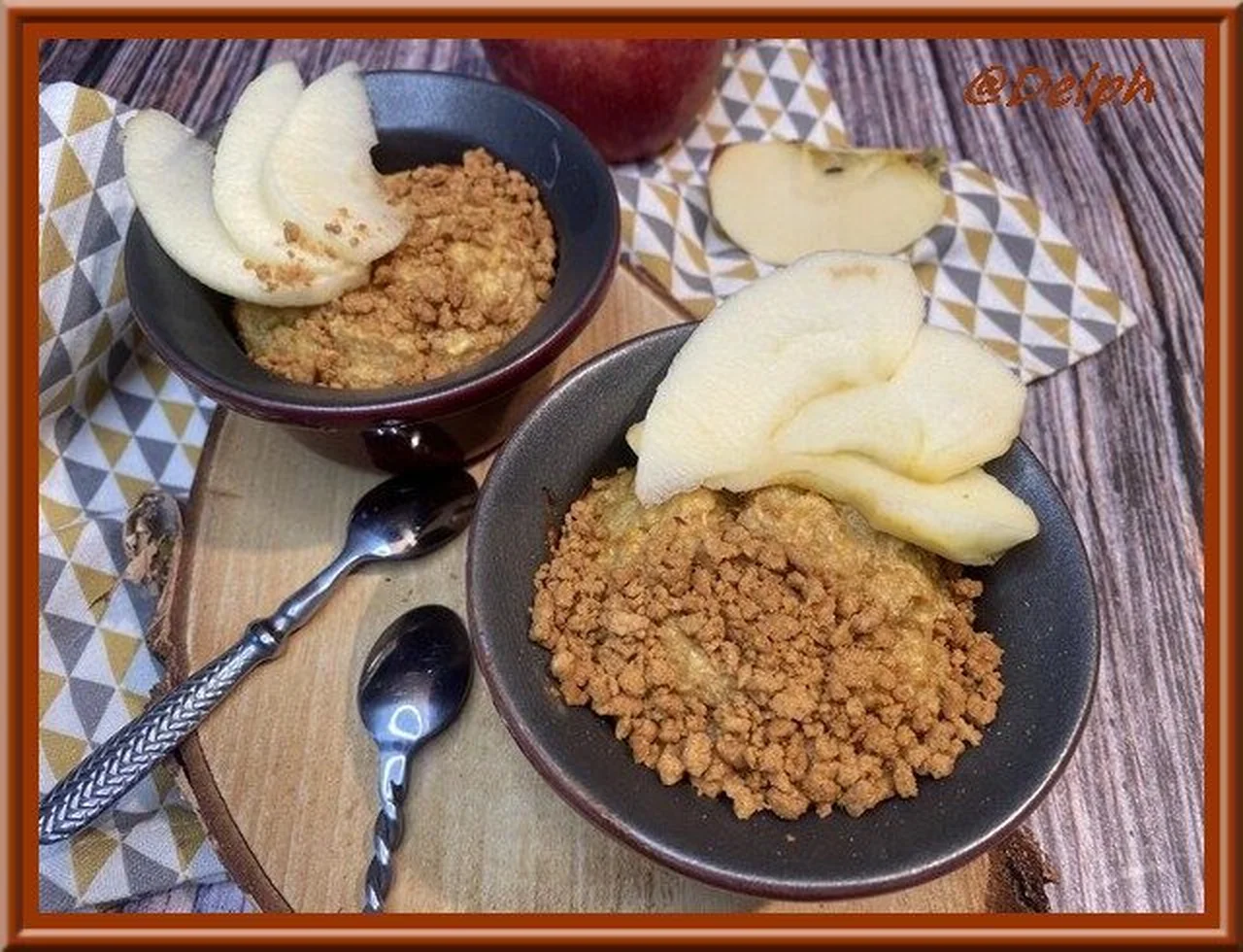 Collation aux spéculoos et pomme