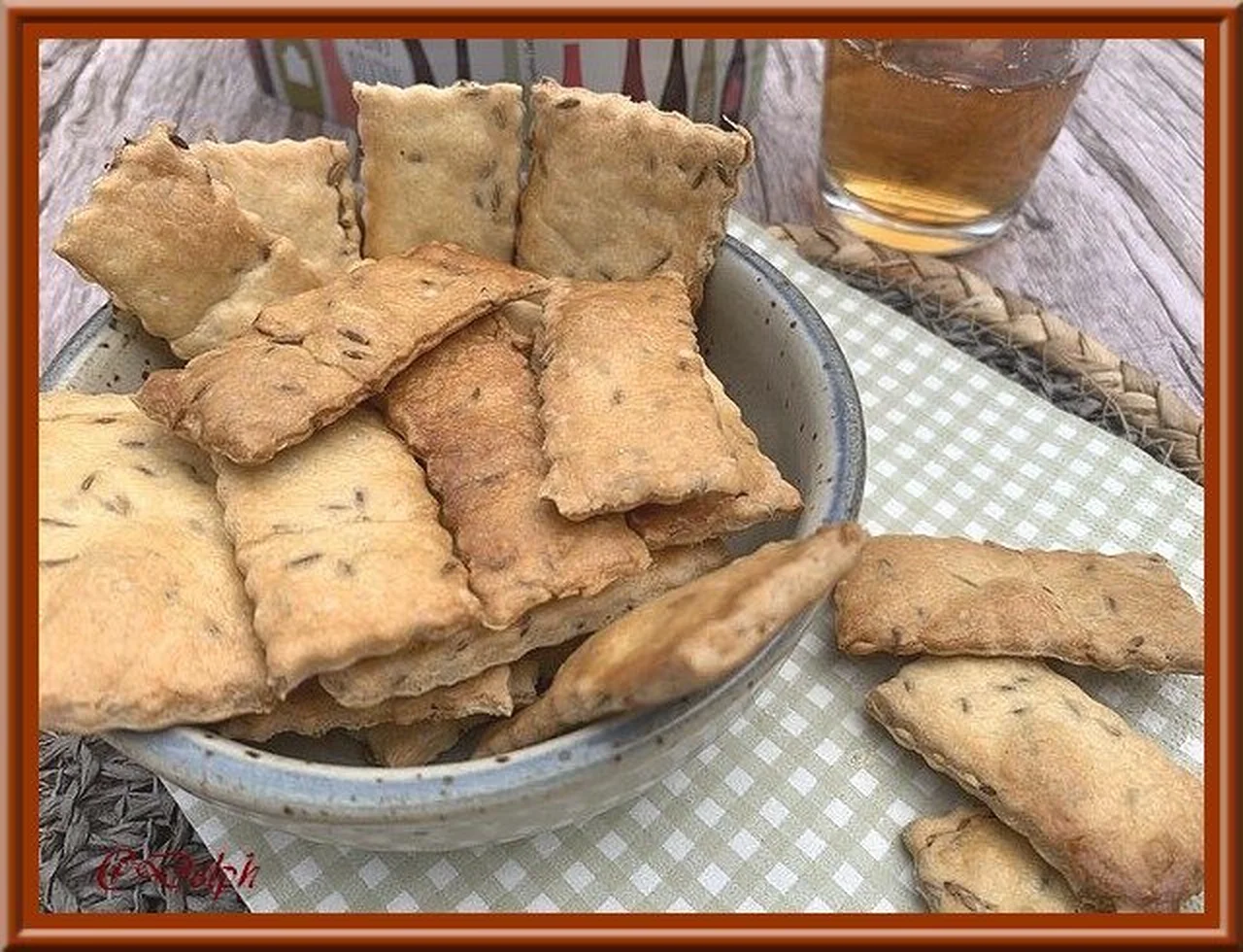 Crackers au cumin