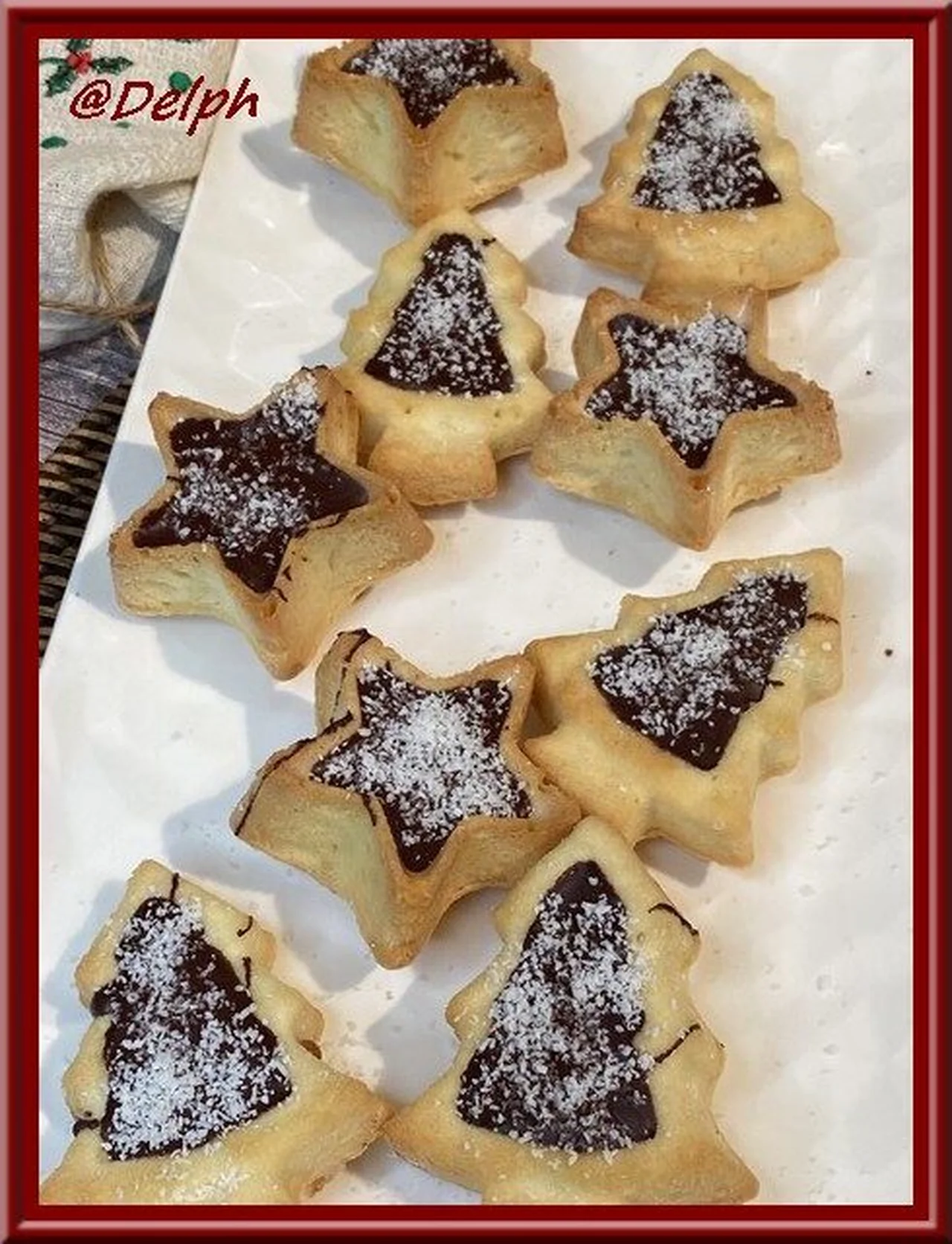 Financiers au chocolat et noix de coco