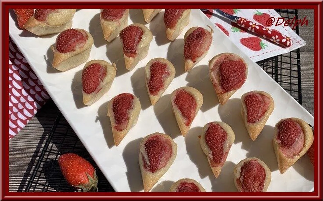 Financiers aux fraises de Christophe Felder