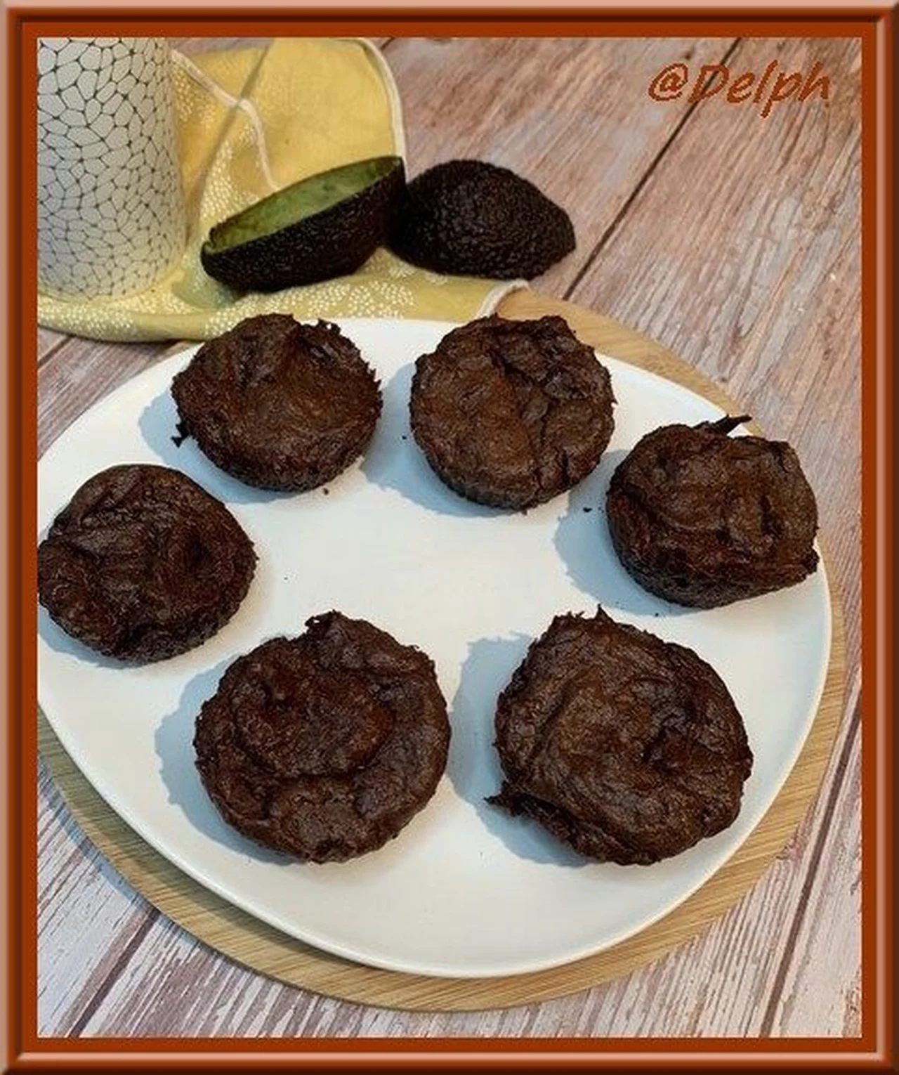 Fondants avocat chocolat