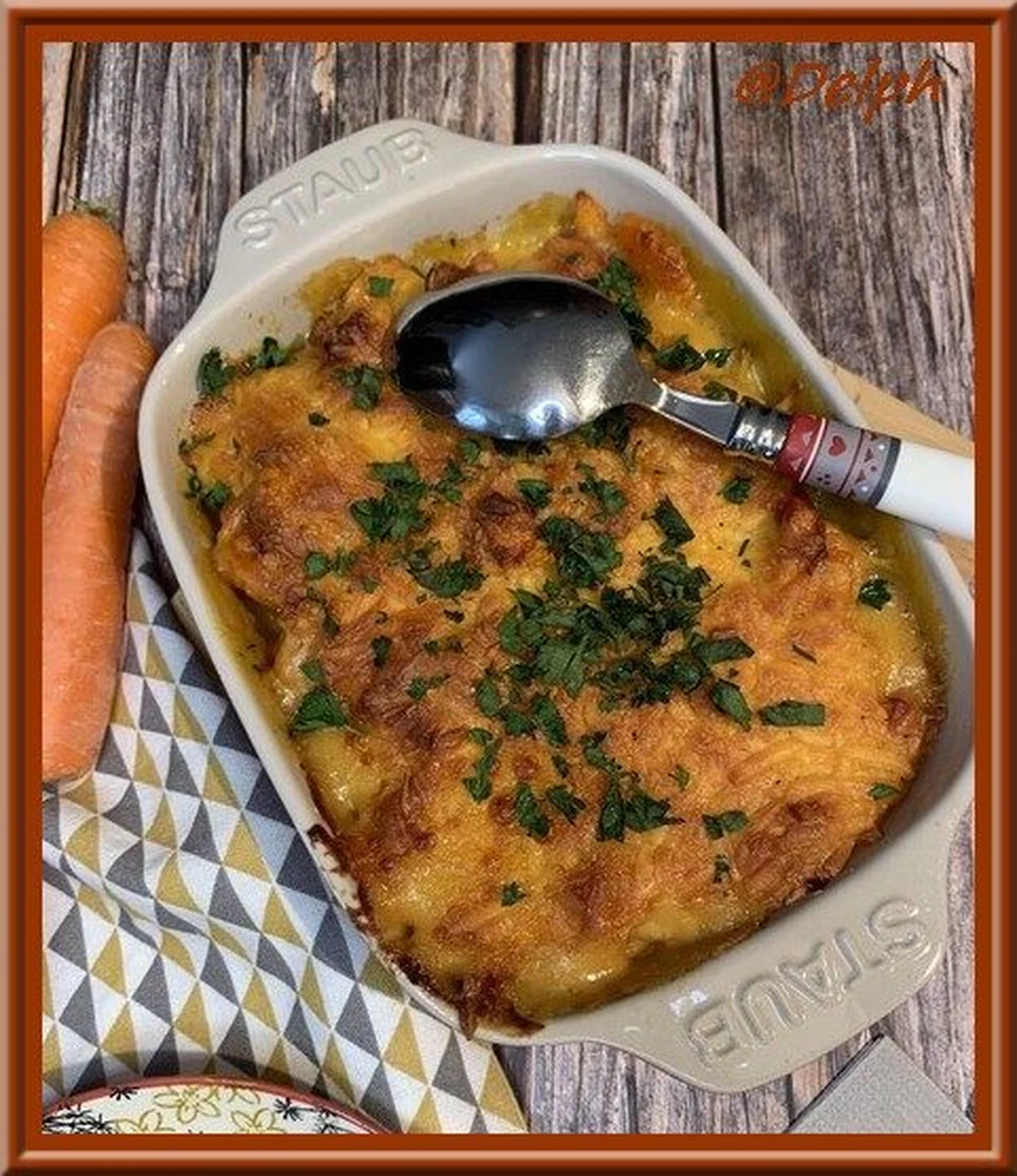 Gratin de carottes à la cancoillotte