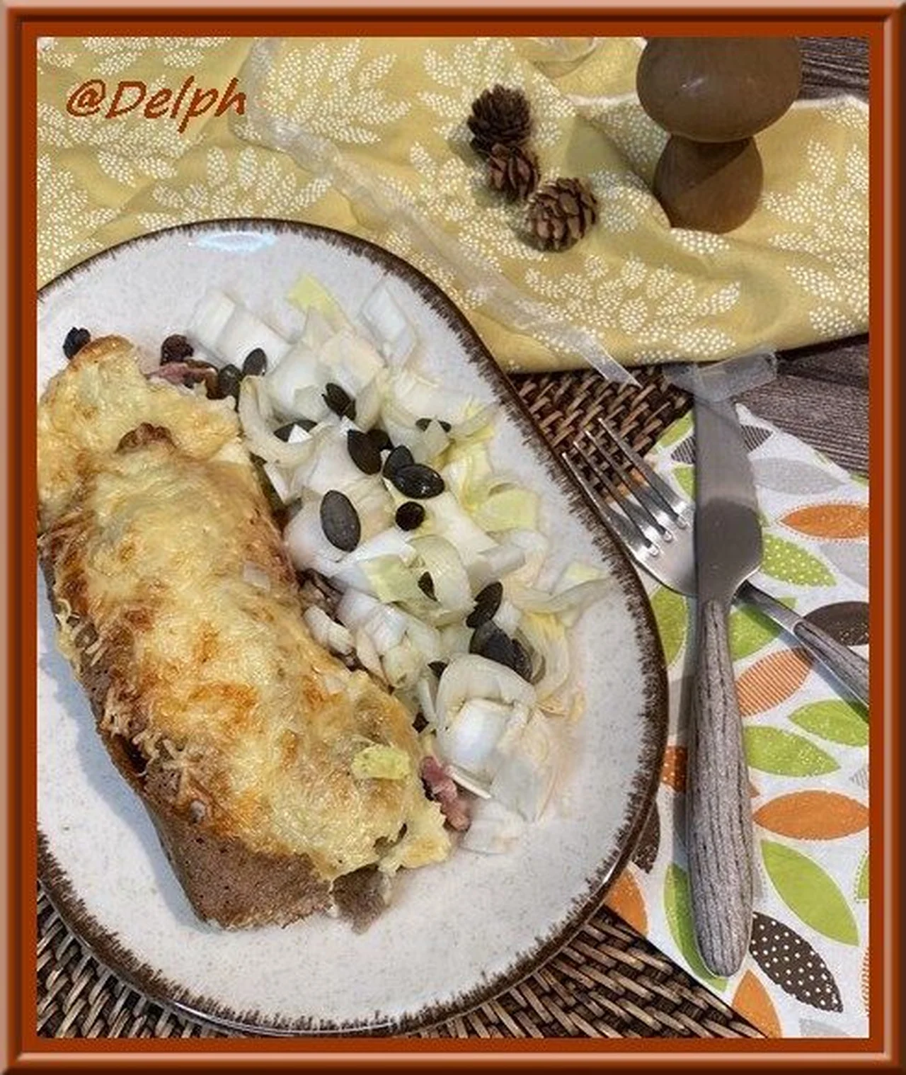 Gratin de crêpes farcies aux pommes de terre et lardons